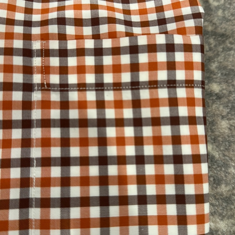 PAUL STUART MENS CHECKED SHIRT 16 1/2 X 34 - Picture 3 of 9